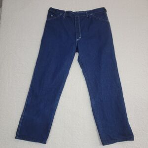 Vintage Dickies Carpenter Jeans 40x30 Straight Leg Relaxed Workwear Blue 80s 90s